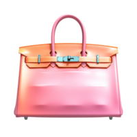 Elegant beige handbag with gold accents and stylish design png
