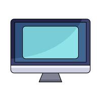 A Computer monitor vector