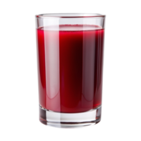 Refreshing Glass of Deep Red Beetroot Juice with a Smooth Texture png