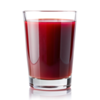 A glass of fresh beet juice on a black background, refreshing and healthy drink, vibrant red color, delicious and nutritious beverage png
