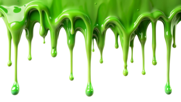 Green Slime Dripping Downwards Abstract Texture png