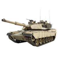 An Abrams Main Battle Tank in Desert Camouflage png