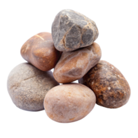 Smooth River Rocks in a Pyramid Shape png