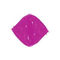 Abstract Purple Square Image with Irregular Edges and a Solid Color Background png