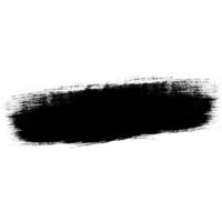 A Black Horizontal Rectangle on a White Background Simple Geometric Shape Digital Minimalist Design Element png