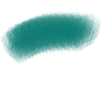 Abstract Teal Green Shape on White Background Simple Minimalist Design Element png