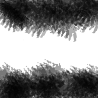 Abstract white shape resembling a horizontal bar with rectangular extensions png