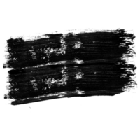 Abstract black shape with two rectangular cutouts at the bottom png