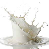 Stunning Closeup of Milk Splashing Dynamically A Creamy White Liquid Explosion on Black Background png