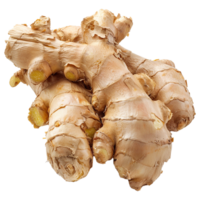 A Closeup View of Fresh Ginger Roots Ready for Use in Culinary and Medicinal Applications png