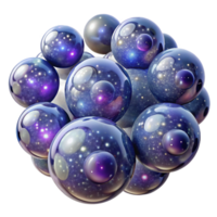 serene classic A Field of Floating Translucent Spheres high quality png
