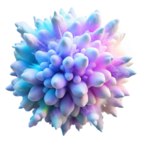 dramatic abstract A Chaotic Explosion of Pastel Colored Part detailed png