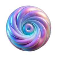 elegant creative A Swirling Vortex of Iridescent Fractal P high quality png