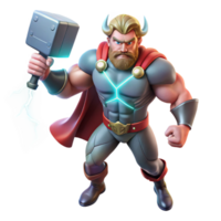 beautiful vintage A Powerful Thor Summoning Lightning Wit exclusive png