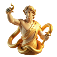 elegant abstract A Triumphant Apollo Slaying the Python Go authentic png