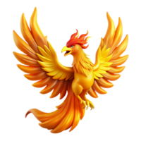 beautiful rustic A Majestic Phoenix Rising from Flames Ba professional png
