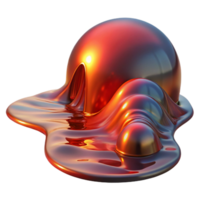 dramatic creative A Flowing River of Liquid Mercury Reflec high resolution png
