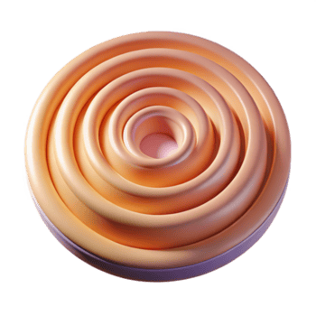 extraordinário abstrato uma Series do concêntrico círculos cada com Alto resolução png