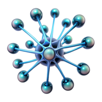 stunning classic A Network of Interconnected Bioluminesce detailed png