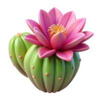 dramatic classic A Cactus Flower Blooming in the Desert V authentic png