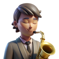 wonderful traditional Portrait of a Melancholic Musician with C exclusive png