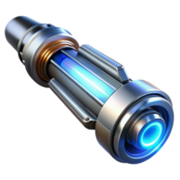 beautiful minimalist A Futuristic Weapon Sleek and Metallic W authentic png