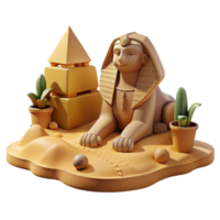 extraordinary classic Mysterious Sphinx Posing a Riddle authentic png