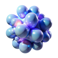 stunning modern Bioluminescent Blob Cluster original png