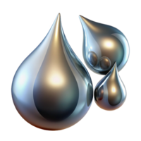 beautiful rustic Liquid Mercury Droplets Morphing and Mergi high quality png