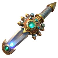 beautiful classic A Steampunk Sword Ornate Hilt with Gears original png
