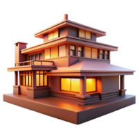 extraordinary rustic A Frank Lloyd Wright Inspired Prairie Hou high quality png