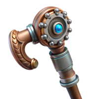 magnificent abstract A Steampunk Cane Ornate Handle with Gears genuine png