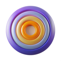 stunning abstract A Series of Concentric Circles Radiating high resolution png