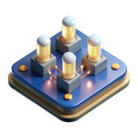 serene classic A Microscopic View of Transistors on a Cir original png