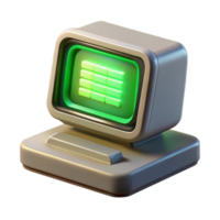 stunning vintage A Vintage Computer Terminal Displaying L high resolution png