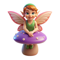 magnificent modern Portrait of a Playful Pixie with Iridesc high resolution png