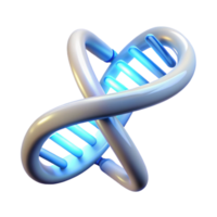 serene contemporary A Dna Double Helix Rotating Slowly Glow high resolution png