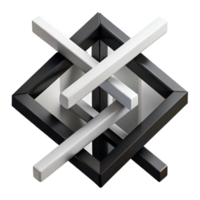 wonderful creative Intersecting Lines Minimalist Design 4K png