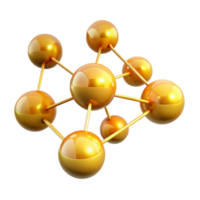beautiful artistic A Network of Pulsating Interconnected Orb detailed png