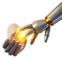 beautiful abstract A Robotic Hand Reaching out to Touch A high resolution png