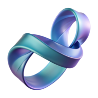 elegant vintage Flowing Translucent Ribbon Twisting and Turning original png