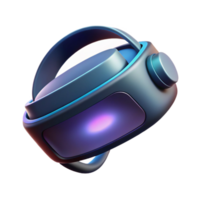 serene abstract Vr Headset Floating in Mid-air premium png