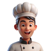 dramatic rustic Portrait of a Chef with a Toque Apron A professional png