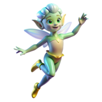elegant classic A Playful Sprite Dancing in a Moonlit Gla high resolution png