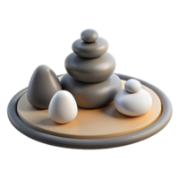 extraordinary abstract Zen Garden Pebbles in a Pattern high quality png