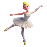 elegant minimalist Portrait of a Graceful Ballerina Mid Piro high quality png