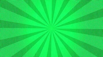 Animated Pop Art Background in Green Color video