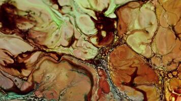 Abstract Colorful Ink Paint Diffusion Fantasy Surreal Spread Shapes video