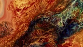 Abstract Explode of Colorful Ink Paint Diffusion Spread video