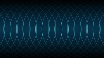 Dark background with simple and neatly arranged circle shape lines pattern. vector